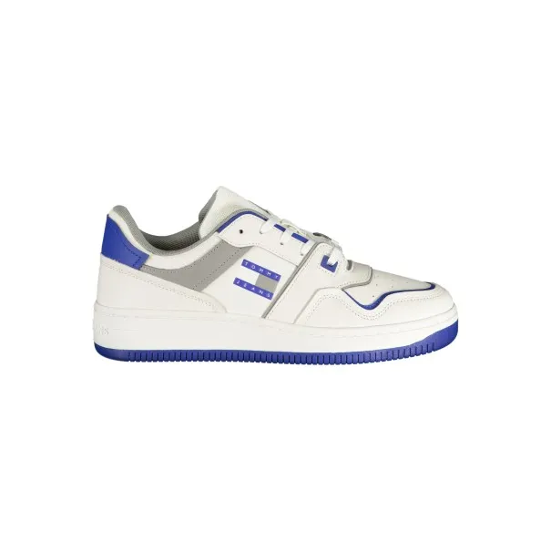 CHAUSSURES DE SPORT POUR HOMMES TOMMY HILFIGER BLANCHES - TOMMY HILFIGER