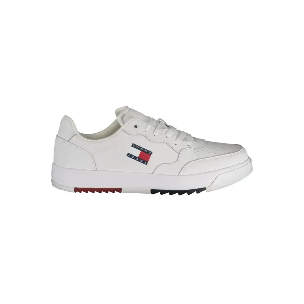 CHAUSSURES DE SPORT POUR HOMMES TOMMY HILFIGER BLANCHES - TOMMY HILFIGER