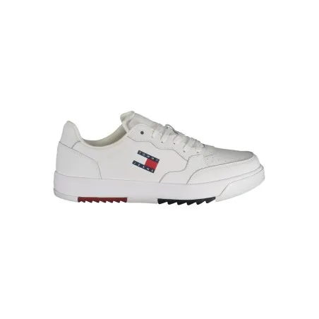 CHAUSSURES DE SPORT POUR HOMMES TOMMY HILFIGER BLANCHES - TOMMY HILFIGER