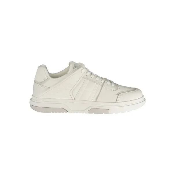 CHAUSSURES DE SPORT POUR HOMMES TOMMY HILFIGER BLANCHES - TOMMY HILFIGER