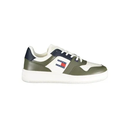 CHAUSSURES DE SPORT POUR HOMMES TOMMY HILFIGER VERTES - TOMMY HILFIGER