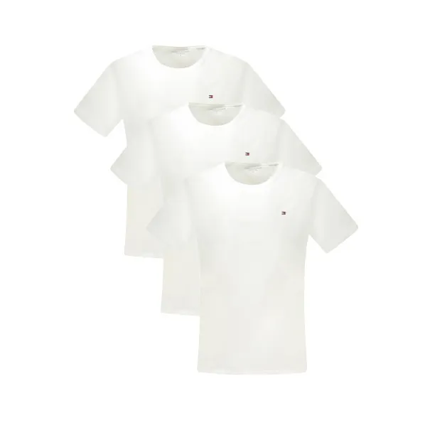 T-SHIRT À MANCHES COURTES TOMMY HILFIGER HOMME BLANC - TOMMY HILFIGER