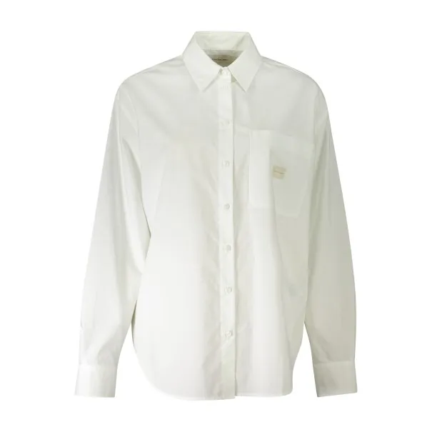 CHEMISE À MANCHES LONGUES CALVIN KLEIN FEMME BLANC - CALVIN KLEIN