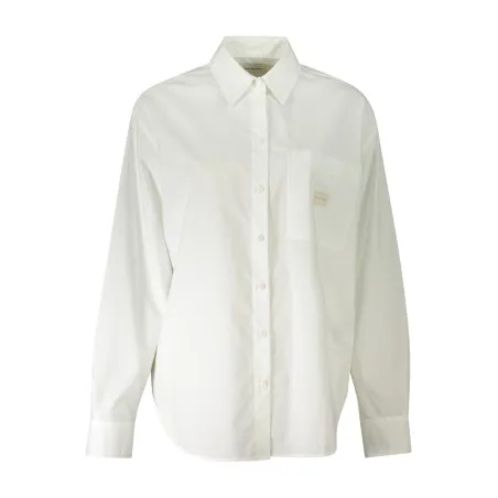 CHEMISE À MANCHES LONGUES CALVIN KLEIN FEMME BLANC - CALVIN KLEIN