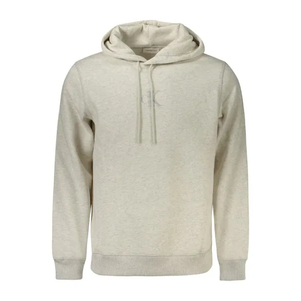 SWEAT-SHIRT ZIPPÉ POUR HOMMES CALVIN KLEIN GRIS - CALVIN KLEIN