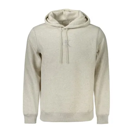 SWEAT-SHIRT ZIPPÉ POUR HOMMES CALVIN KLEIN GRIS - CALVIN KLEIN