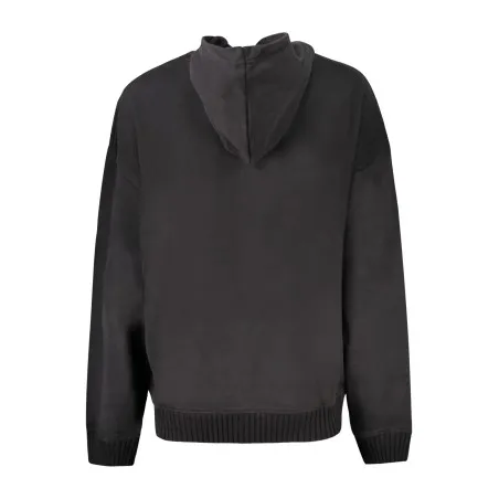 SWEAT-SHIRT CALVIN KLEIN SANS ZIP FEMME NOIR - CALVIN KLEIN