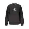 SWEAT-SHIRT CALVIN KLEIN SANS ZIP FEMME NOIR - CALVIN KLEIN