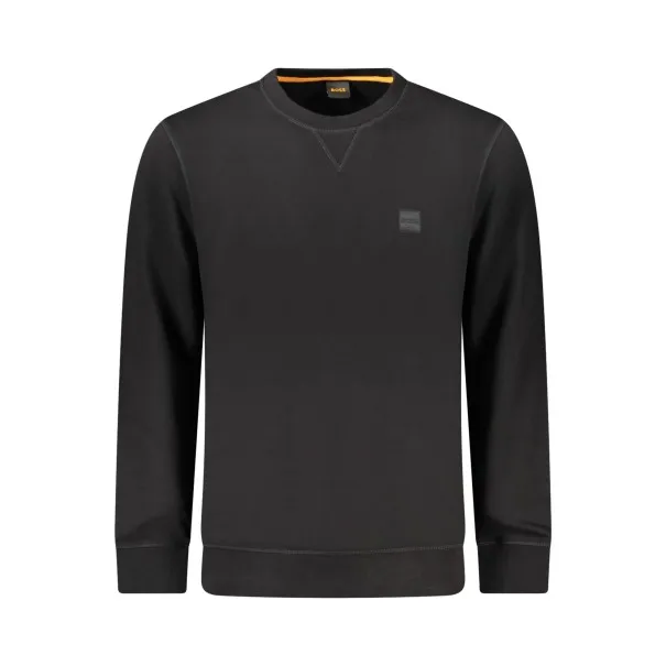 SWEAT-SHIRT ZIPPÉ NOIR HUGO BOSS POUR HOMMES - BOSS