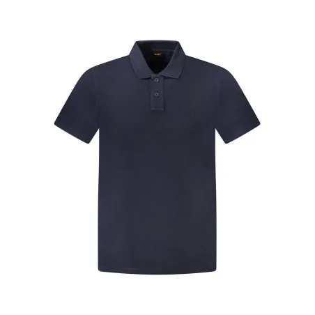 POLO HUGO BOSS MANCHES COURTES HOMME BLEU - BOSS