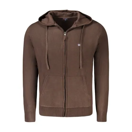 NORVÈGE 1963 CARDIGAN HOMME MARRON - NORWAY 1963