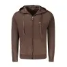 NORVÈGE 1963 CARDIGAN HOMME MARRON - NORWAY 1963