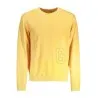 SWEAT-SHIRT GUESS JEANS SANS ZIP HOMME JAUNE - GUESS JEANS