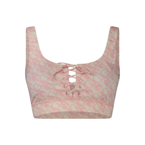 GUESS JEANS TOP FEMME ROSE - GUESS JEANS