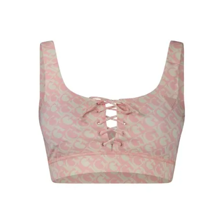 GUESS JEANS TOP FEMME ROSE - GUESS JEANS