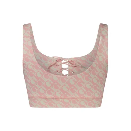 GUESS JEANS TOP FEMME ROSE - GUESS JEANS
