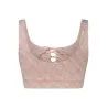 GUESS JEANS TOP FEMME ROSE - GUESS JEANS