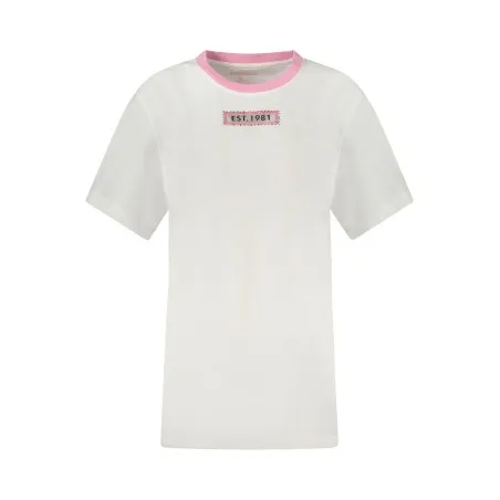 T-SHIRT À MANCHES COURTES GUESS JEANS FEMME BLANC - GUESS JEANS