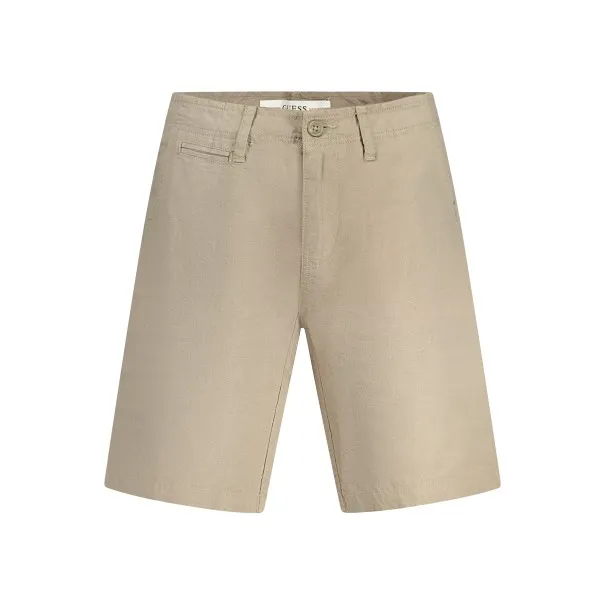 PANTALON BERMUDA GUESS JEANS HOMME MARRON - GUESS JEANS