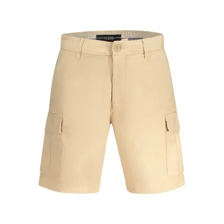PANTALON BERMUDA HOMME GUESS JEANS BEIGE - GUESS JEANS