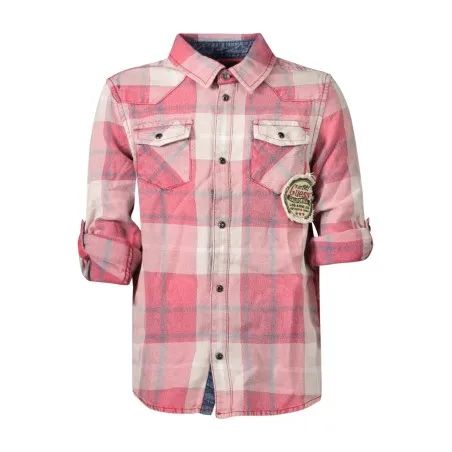 CHEMISE À MANCHES LONGUES GUESS JEANS ENFANT ROUGE - GUESS JEANS