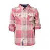 CHEMISE À MANCHES LONGUES GUESS JEANS ENFANT ROUGE - GUESS JEANS