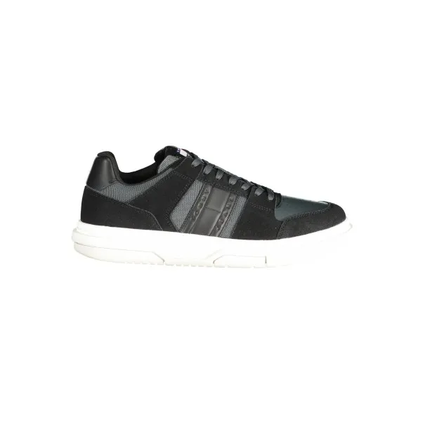CHAUSSURES DE SPORT POUR HOMMES TOMMY HILFIGER NOIRES - TOMMY HILFIGER