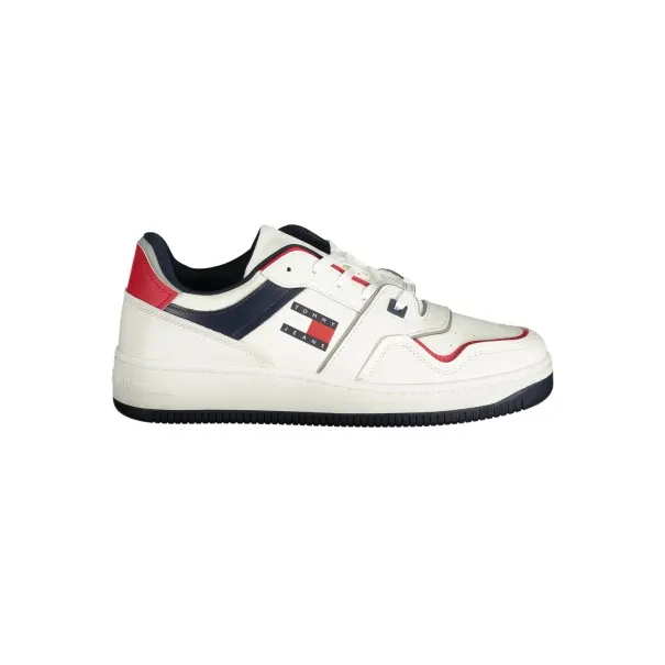 CHAUSSURES DE SPORT POUR HOMMES TOMMY HILFIGER BLANCHES - TOMMY HILFIGER