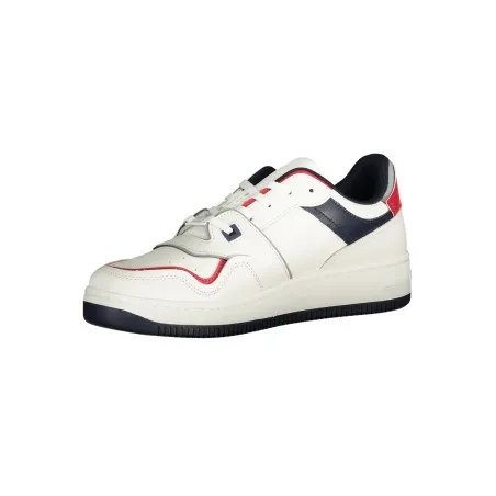 CHAUSSURES DE SPORT POUR HOMMES TOMMY HILFIGER BLANCHES - TOMMY HILFIGER
