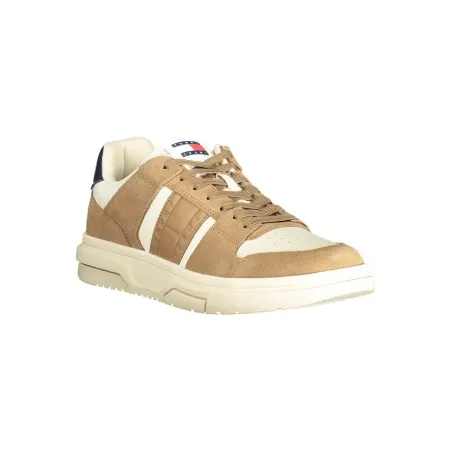CHAUSSURES DE SPORT POUR HOMMES TOMMY HILFIGER BEIGE - TOMMY HILFIGER