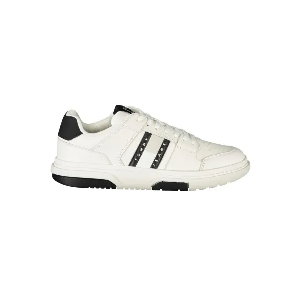 CHAUSSURES DE SPORT POUR HOMMES TOMMY HILFIGER BLANCHES - TOMMY HILFIGER