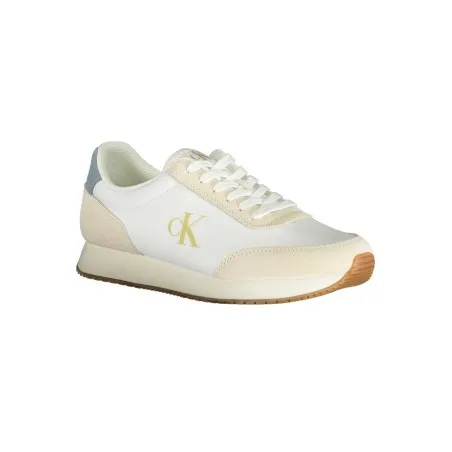 CHAUSSURES DE SPORT POUR HOMMES CALVIN KLEIN BLANCHES - CALVIN KLEIN