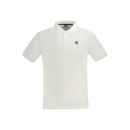 POLO À MANCHES COURTES POUR HOMMES NORTH SAILS BLANC - NORTH SAILS
