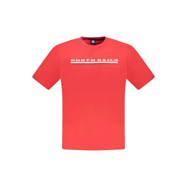 T-SHIRT À MANCHES COURTES POUR HOMMES NORTH SAILS ROUGE - NORTH SAILS