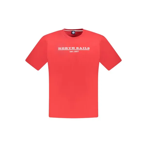 T-SHIRT À MANCHES COURTES POUR HOMMES NORTH SAILS ROUGE - NORTH SAILS