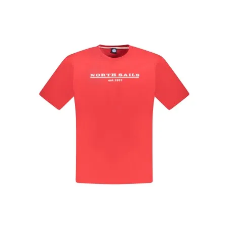 T-SHIRT À MANCHES COURTES POUR HOMMES NORTH SAILS ROUGE - NORTH SAILS