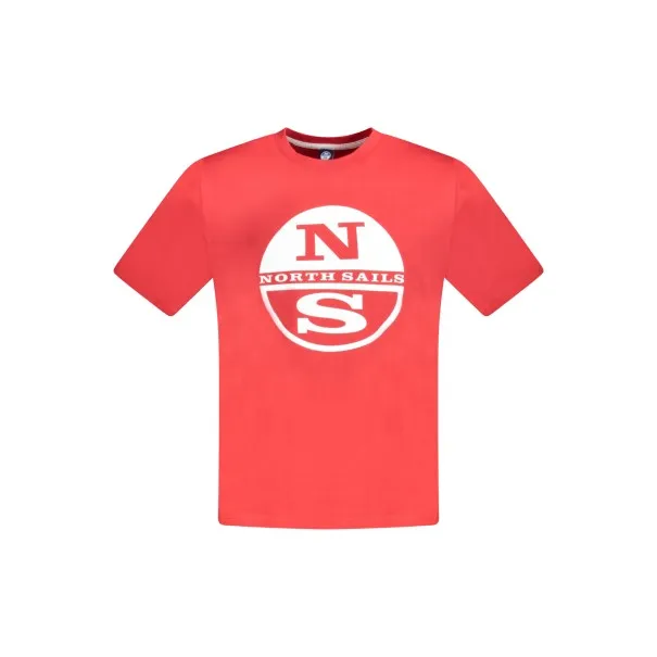 T-SHIRT À MANCHES COURTES POUR HOMMES NORTH SAILS ROUGE - NORTH SAILS