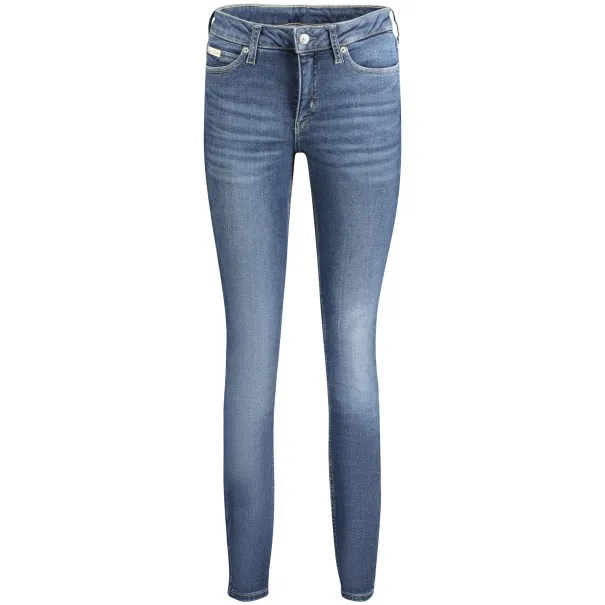 CALVIN KLEIN JEANS DENIM FEMME BLEU - CALVIN KLEIN