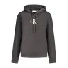 SWEAT-SHIRT CALVIN KLEIN SANS ZIP FEMME NOIR - CALVIN KLEIN