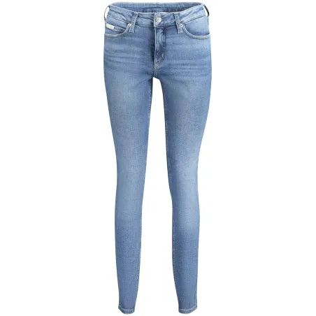CALVIN KLEIN JEANS DENIM FEMME BLEU - CALVIN KLEIN