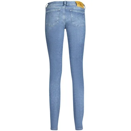 CALVIN KLEIN JEANS DENIM FEMME BLEU - CALVIN KLEIN