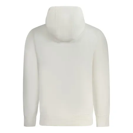 SWEAT-SHIRT ZIPPÉ POUR HOMMES CALVIN KLEIN BLANC - CALVIN KLEIN