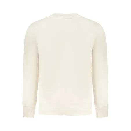 SWEAT-SHIRT CALVIN KLEIN SANS ZIP HOMME BEIGE - CALVIN KLEIN
