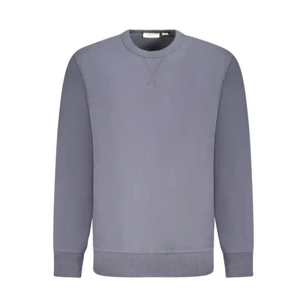 SWEAT-SHIRT CALVIN KLEIN SANS ZIP HOMME BLEU - CALVIN KLEIN