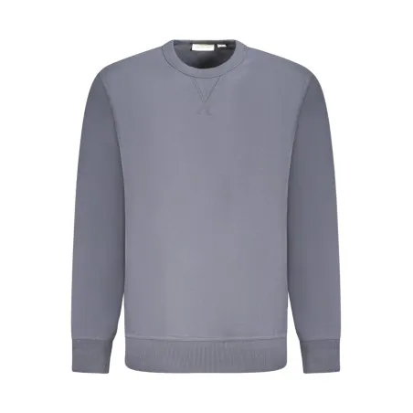 SWEAT-SHIRT CALVIN KLEIN SANS ZIP HOMME BLEU - CALVIN KLEIN
