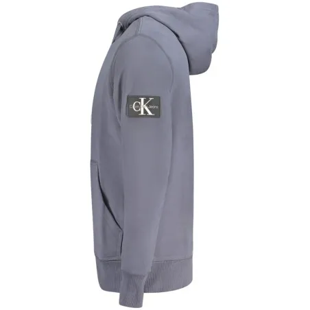 SWEAT-SHIRT CALVIN KLEIN SANS ZIP HOMME BLEU - CALVIN KLEIN