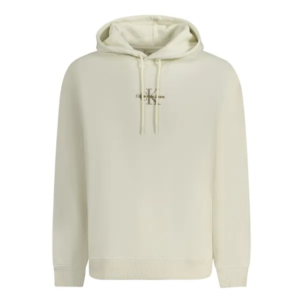 SWEAT-SHIRT ZIPPÉ POUR HOMMES CALVIN KLEIN BLANC - CALVIN KLEIN