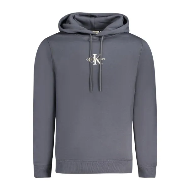 SWEAT-SHIRT CALVIN KLEIN SANS ZIP HOMME BLEU - CALVIN KLEIN