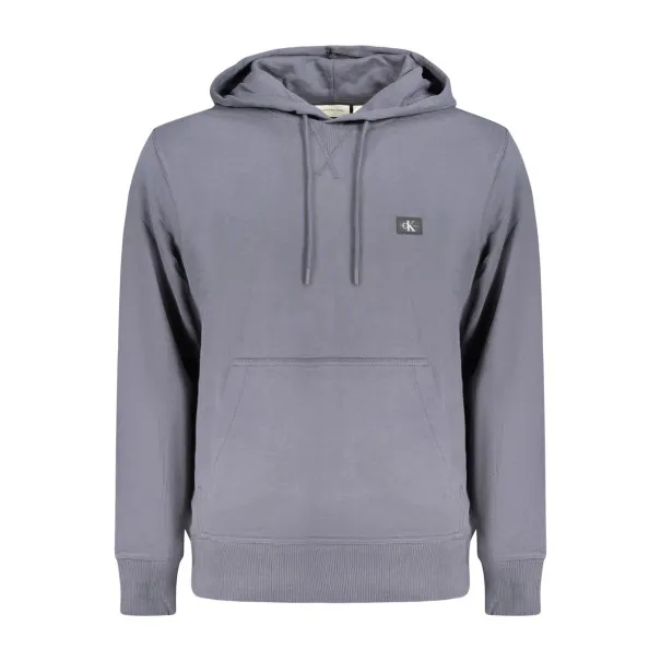 SWEAT-SHIRT CALVIN KLEIN SANS ZIP HOMME BLEU - CALVIN KLEIN