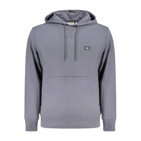 SWEAT-SHIRT CALVIN KLEIN SANS ZIP HOMME BLEU - CALVIN KLEIN